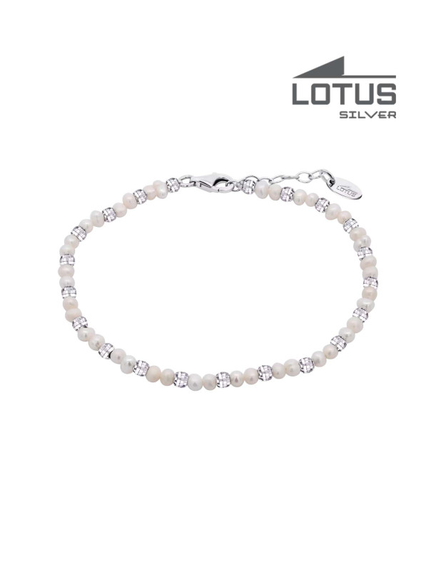 LOTUS SILVER BRACELET